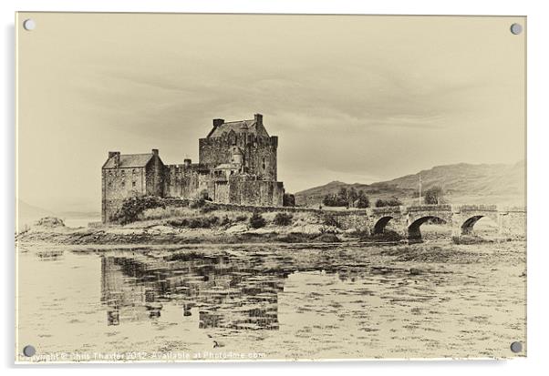 Eilean Donan Castle Acrylic by Chris Thaxter