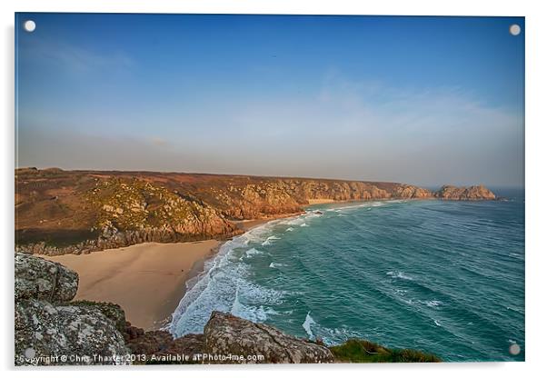 Porthcurno Acrylic by Chris Thaxter