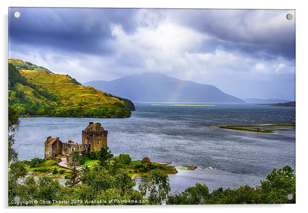 Eilean Donan Loch Duich Acrylic by Chris Thaxter