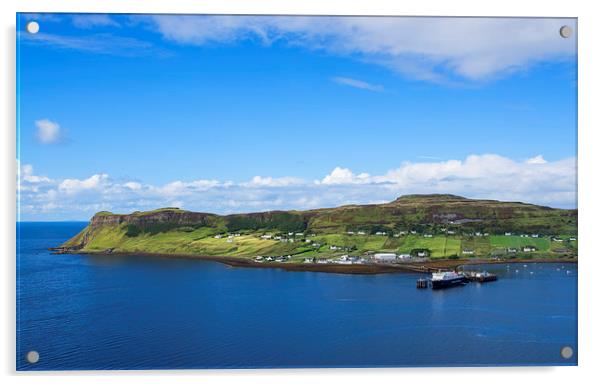Uig Isle of Skye Acrylic by Chris Thaxter