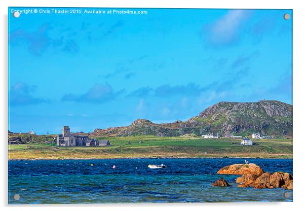  Iona Abbey 2 Acrylic by Chris Thaxter