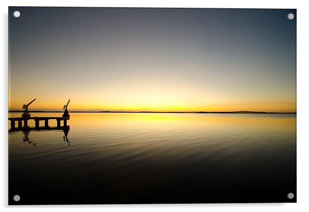 Sunrise in Key Largo Acrylic by Chris Thaxter
