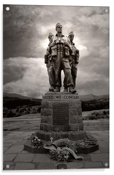 Commando Memorial Acrylic by Chris Thaxter