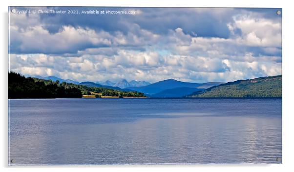 Loch Rannoch Acrylic by Chris Thaxter