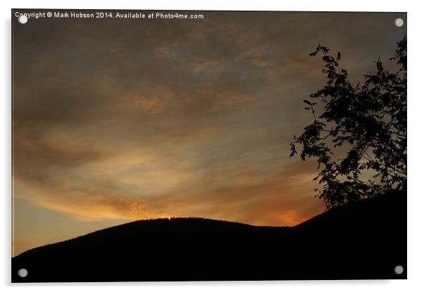  Scottish Sunrise Acrylic by Mark Hobson