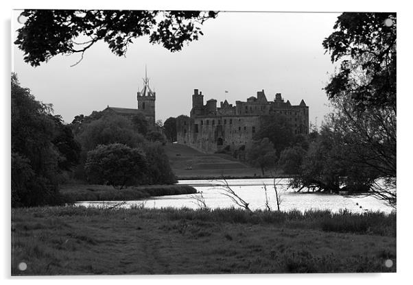 Linlithgow Palace Acrylic by Fiona McLellan