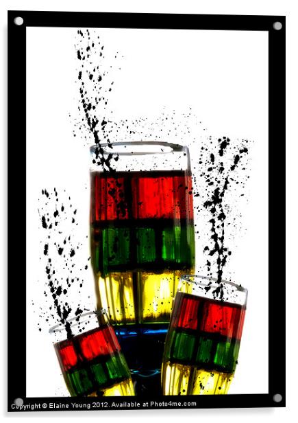 Cheers Acrylic by Elaine Young