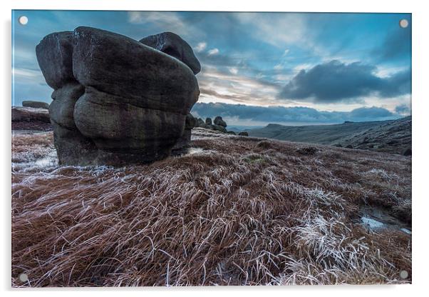  Wool Packs - Kinder Scout Acrylic by James Grant