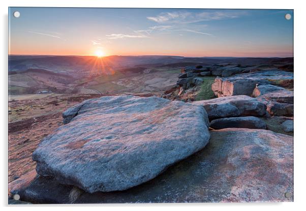  Higger Tor Acrylic by James Grant