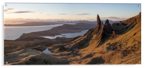 Old Man of Storr Sunrise  Acrylic by James Grant