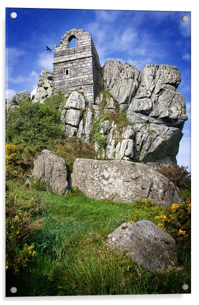 Hermitage chapel of St Michael Acrylic by Paul Davis