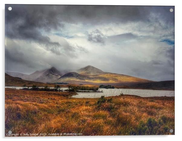 Glen Coe Acrylic by kelly Draper