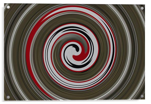 abstract sign swirl Acrylic by kelly Draper