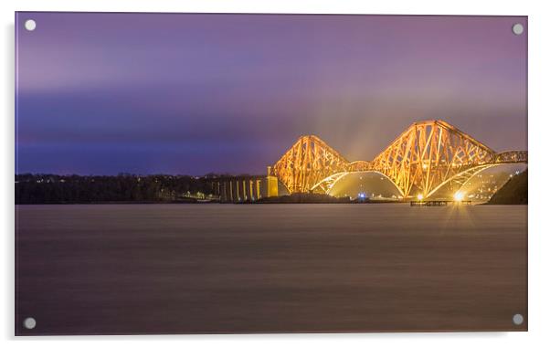  Bridge view Acrylic by Stuart Jack