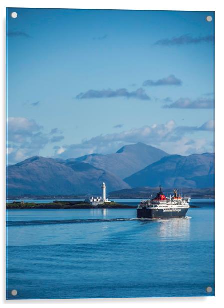 Serene Skye Boat Journey Acrylic by Stuart Jack