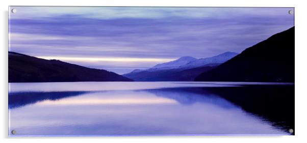 Serene Sunset over Loch Tay Acrylic by Stuart Jack