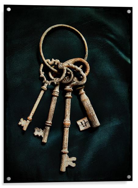 keys to the castle 2 Acrylic by Heather Newton