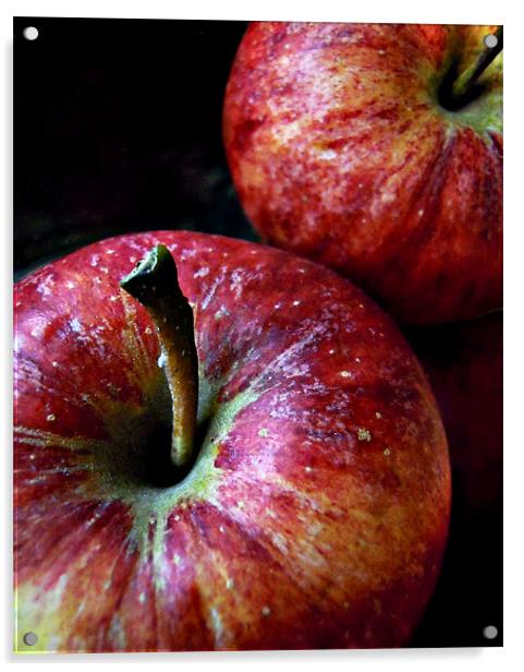 apples Acrylic by Heather Newton