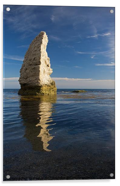 Butter Rock - Dorset Acrylic by Pete Hemington