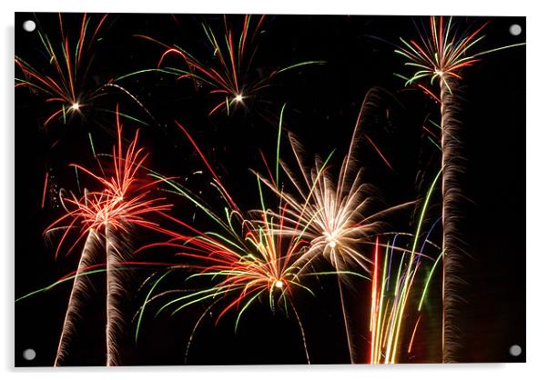 Fireworks Acrylic by Pete Hemington