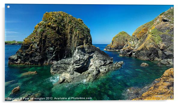 Mullion in Cornwall Acrylic by Pete Hemington