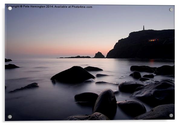 Cape Cornwall Acrylic by Pete Hemington