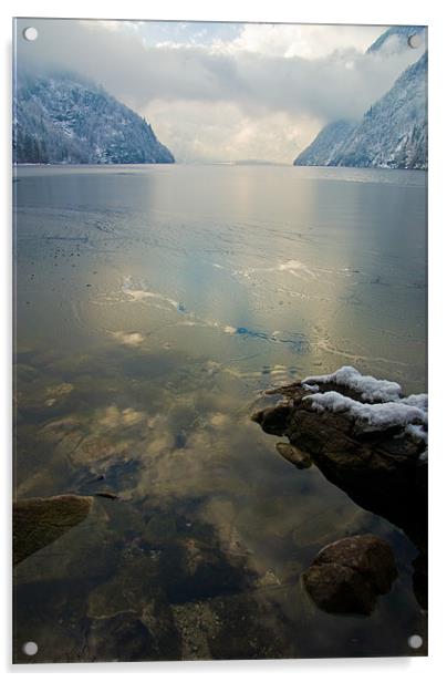Lake Königsee - Germany Acrylic by Pete Hemington