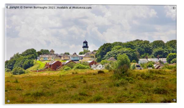 Winterton On Sea Acrylic by Darren Burroughs