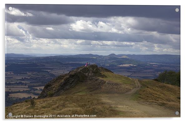 Stormy Day On The Wrekin Acrylic by Darren Burroughs