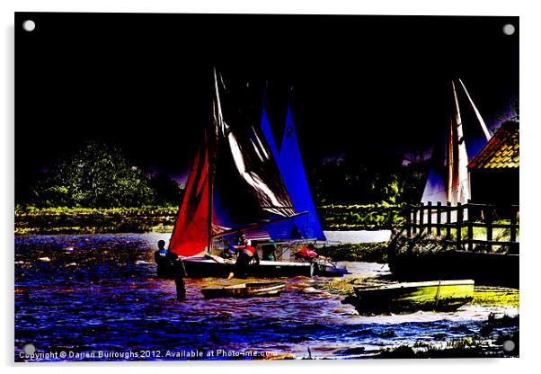 Setting Sail Acrylic by Darren Burroughs
