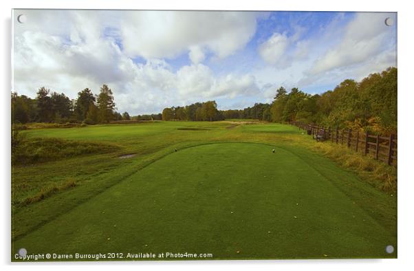 Woodhall Spa Golf Club Acrylic by Darren Burroughs