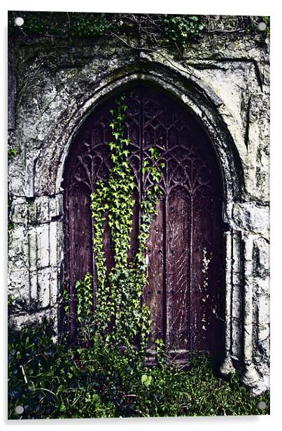 Door To Another World Acrylic by Darren Burroughs