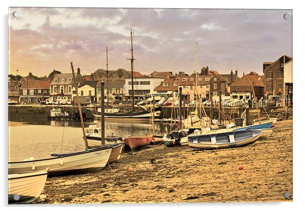 Wells Next To Sea Acrylic by Darren Burroughs