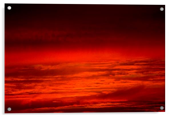 Sunset Acrylic by Darren Burroughs