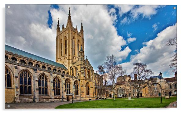 St Edmundsbury Cathedral Acrylic by Darren Burroughs