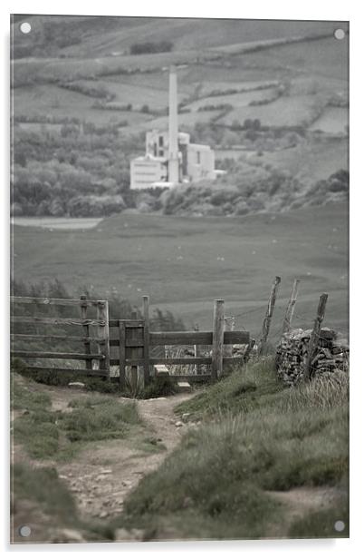 Rushup Edge Derbyshire Acrylic by Darren Burroughs