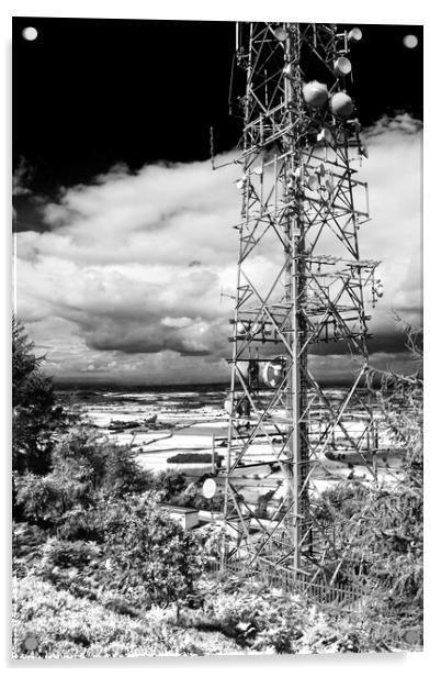 The Tower on the Wrekin Acrylic by Darren Burroughs