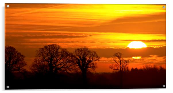 English sunrise Acrylic by Darren Burroughs