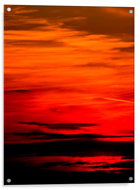 Sunset Acrylic by Darren Burroughs
