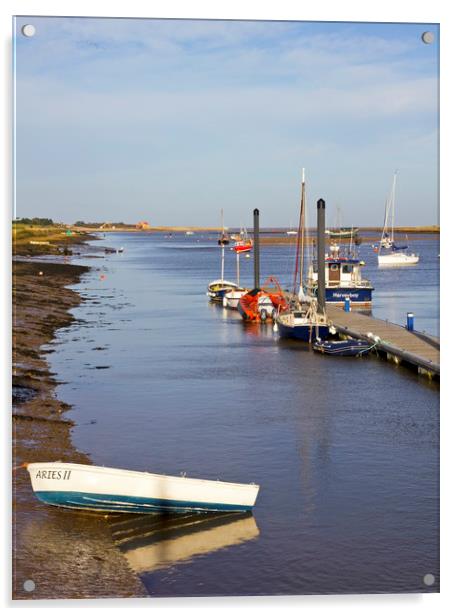 Wells Next To Sea, Norfolk. Acrylic by Darren Burroughs