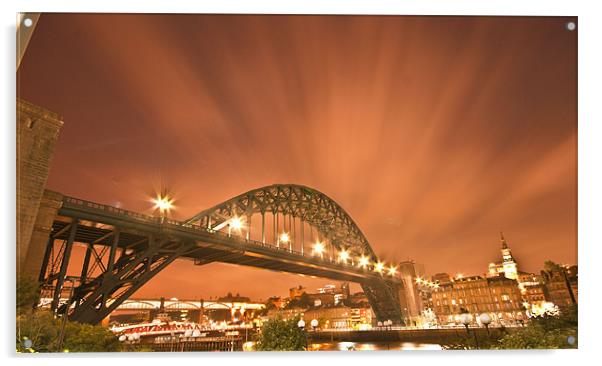 Tyne Bridge Acrylic by john appleby