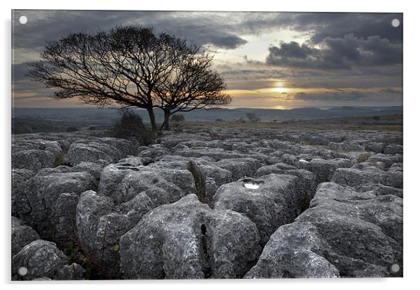 End Of The Day - Hutton Roof Acrylic by Steve Glover