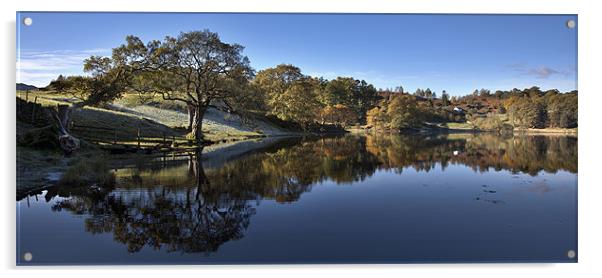 Loughrigg Reflection Acrylic by Steve Glover