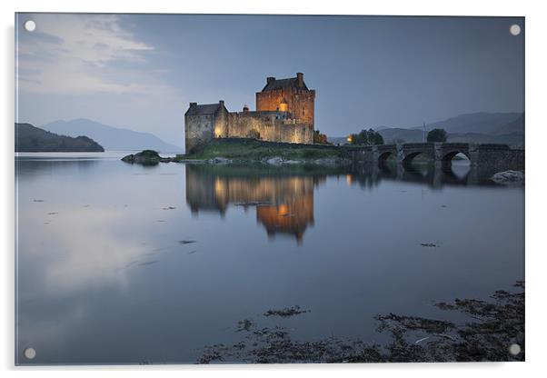 Eilean Donan Castle - Dorni Acrylic by Steve Glover
