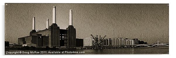 Battersea Power station Acrylic by Doug McRae