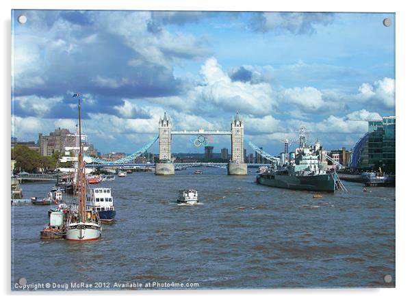 Tower Bridge Acrylic by Doug McRae