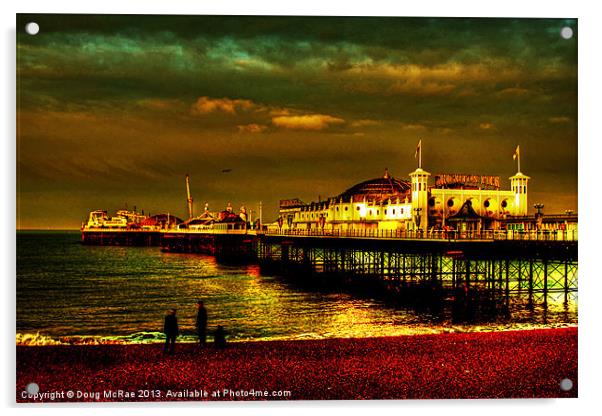 brighton pier Acrylic by Doug McRae