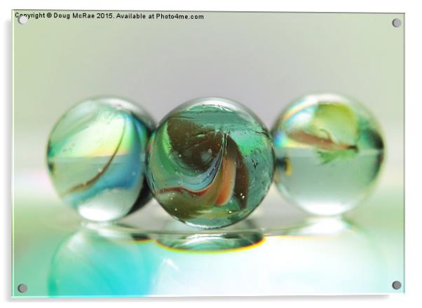  Glass balls Acrylic by Doug McRae