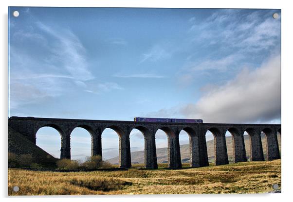 Ribblehead Viaduct Acrylic by Sandi-Cockayne ADPS