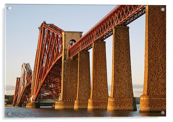 Forth Rail Bridge Acrylic by Sandi-Cockayne ADPS